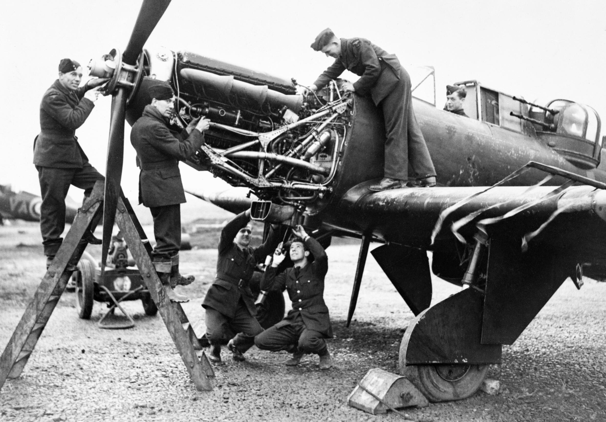 Historical image associated with defence production